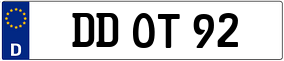 Truck License Plate